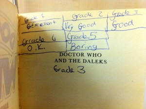 Ratings guide Young me's rating for Doctor Who and the Daleks